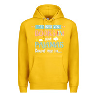 Lemon if it involves books and pajamas book lover gift tee t shirt Premium Hoodie - linhVisuals