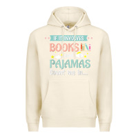 Tofu if it involves books and pajamas book lover gift tee t shirt Premium Hoodie - linhVisuals
