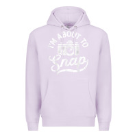 Lilac i'm about to snap photography photographer camera men women t shirt Premium Hoodie - linhVisuals