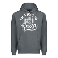 Rock i'm about to snap photography photographer camera men women t shirt Premium Hoodie - linhVisuals