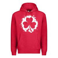 Cardinal irish pride clover leaf  saint irish pats st. patrick's day t shirt Premium Hoodie - linhVisuals