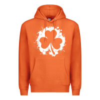 Carrot irish pride clover leaf  saint irish pats st. patrick's day t shirt Premium Hoodie - linhVisuals