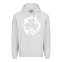Dove Grey irish pride clover leaf  saint irish pats st. patrick's day t shirt Premium Hoodie - linhVisuals