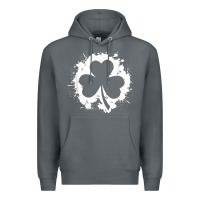 Rock irish pride clover leaf  saint irish pats st. patrick's day t shirt Premium Hoodie - linhVisuals