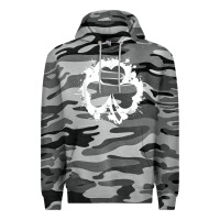 Slate Camo irish pride clover leaf  saint irish pats st. patrick's day t shirt Premium Hoodie - linhVisuals