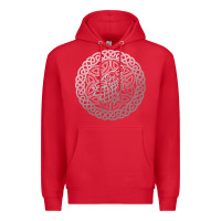 Ireland Celtic Knotwork Design Ornament Wolf Original Celtic Pullover Premium Hoodie | Teevron