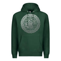 Sports Green ireland celtic knotwork design ornament wolf original celtic pullover Premium Hoodie - linhVisuals