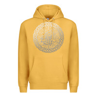 Mustard ireland celtic knotwork design ornament wolf original celtic pullover Premium Hoodie - linhVisuals