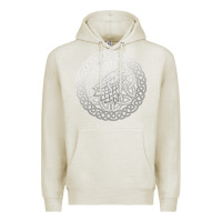 Oatmeal Heather ireland celtic knotwork design ornament wolf original celtic pullover Premium Hoodie - linhVisuals