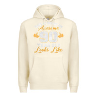 Sandshell 90th birthday novelty gift awesome 90 year old t shirt Premium Hoodie - linhVisuals