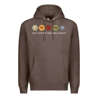 Coffee let's settle this like adults board game night shirt Premium Hoodie - linhVisuals