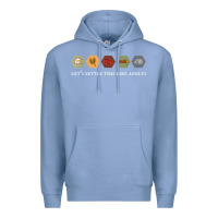 Colony Blue let's settle this like adults board game night shirt Premium Hoodie - linhVisuals