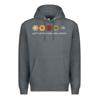 Rock let's settle this like adults board game night shirt Premium Hoodie - linhVisuals