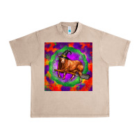 French Oak halloween red angus bull Urban Heavy Tee - LillyAllenDesigns