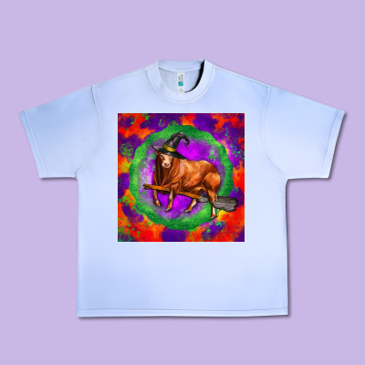 Halloween Red Angus Bull Urban Heavy Tee Designed By Lillyallendesigns