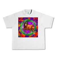 Lunar Rock halloween red angus bull Urban Heavy Tee - LillyAllenDesigns