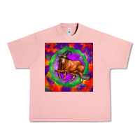 Salmon halloween red angus bull Urban Heavy Tee - LillyAllenDesigns