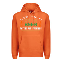 Carrot i just want to drink with my friends Premium Hoodie - linhVisuals