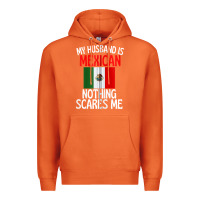 Carrot my husband is mexican nothing scares me funny husband zip hoodie Premium Hoodie - linhVisuals