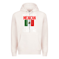 Pale Pink my husband is mexican nothing scares me funny husband zip hoodie Premium Hoodie - linhVisuals