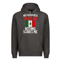 Smoke my husband is mexican nothing scares me funny husband zip hoodie Premium Hoodie - linhVisuals