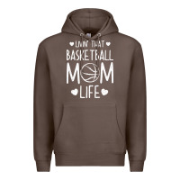 Coffee basketball t  shirt basketball mom life t  shirt Premium Hoodie - linhVisuals