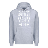 Heather Grey basketball t  shirt basketball mom life t  shirt Premium Hoodie - linhVisuals