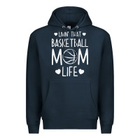 Navy basketball t  shirt basketball mom life t  shirt Premium Hoodie - linhVisuals