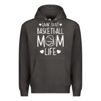 Smoke basketball t  shirt basketball mom life t  shirt Premium Hoodie - linhVisuals