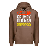 Chestnut funny danger grumpy old man sarcastic saying, retirement t shirt Premium Hoodie - linhVisuals
