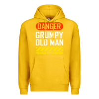 Lemon funny danger grumpy old man sarcastic saying, retirement t shirt Premium Hoodie - linhVisuals