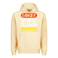 Pina Colada funny danger grumpy old man sarcastic saying, retirement t shirt Premium Hoodie - linhVisuals