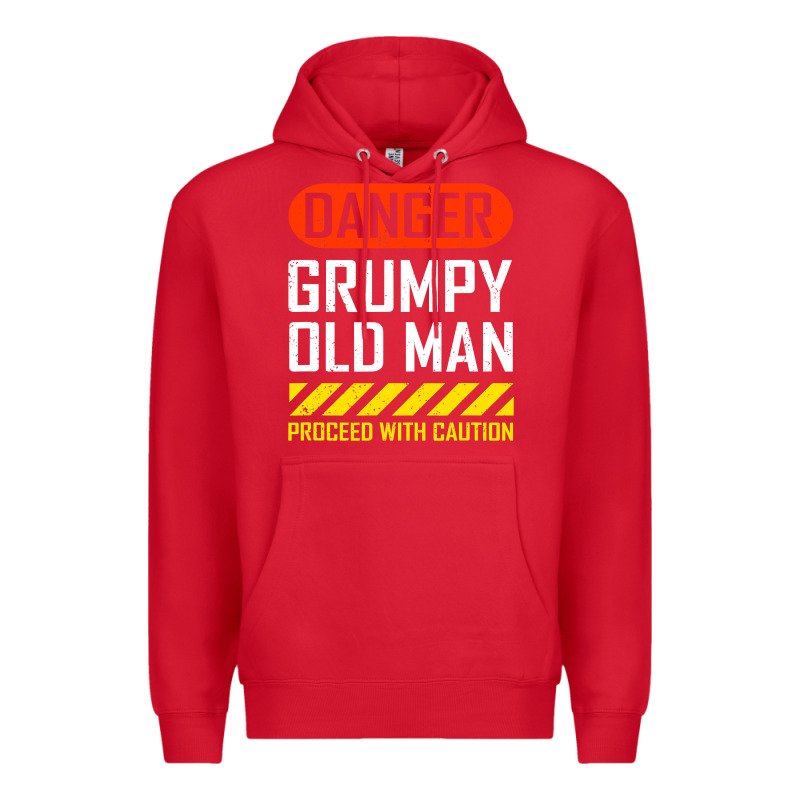 Funny Danger Grumpy Old Man Sarcastic Saying, Retirement T Shirt Premium Hoodie by linhVisuals | Teevron
