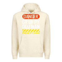Sandshell funny danger grumpy old man sarcastic saying, retirement t shirt Premium Hoodie - linhVisuals
