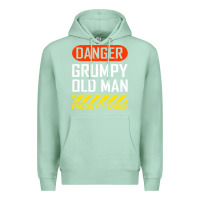 Seafoam funny danger grumpy old man sarcastic saying, retirement t shirt Premium Hoodie - linhVisuals