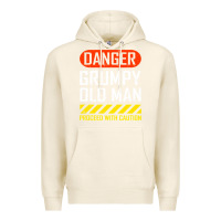 Tofu funny danger grumpy old man sarcastic saying, retirement t shirt Premium Hoodie - linhVisuals
