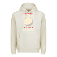 Oatmeal Heather funny volleyball if you want a soft serve volleyball t shirt Premium Hoodie - linhVisuals