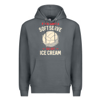 Rock funny volleyball if you want a soft serve volleyball t shirt Premium Hoodie - linhVisuals