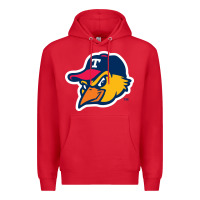 Red suitable-toledo-mud-hens-worn Premium Hoodie - linhVisuals