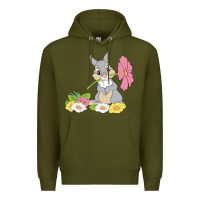 Army Green thumper Premium Hoodie - linhVisuals