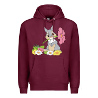 Burgundy thumper Premium Hoodie - linhVisuals