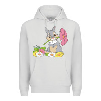 Dove Grey thumper Premium Hoodie - linhVisuals