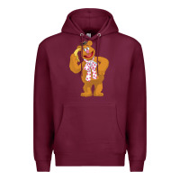 Burgundy gonzo fozzie Premium Hoodie - linhVisuals