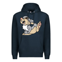 Navy thumper Premium Hoodie - linhVisuals