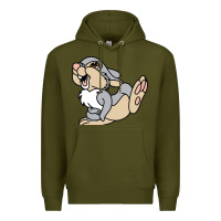 Army Green thumper Premium Hoodie - linhVisuals