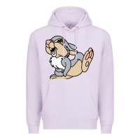 Lilac thumper Premium Hoodie - linhVisuals