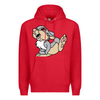 Red thumper Premium Hoodie - linhVisuals