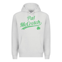 Dove Grey pat mccrotch funny st. patrick's day long sleeve t shirt Premium Hoodie - linhVisuals