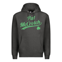 Charcoal Heather pat mccrotch funny st. patrick's day long sleeve t shirt Premium Hoodie - linhVisuals