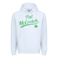 White pat mccrotch funny st. patrick's day long sleeve t shirt Premium Hoodie - linhVisuals